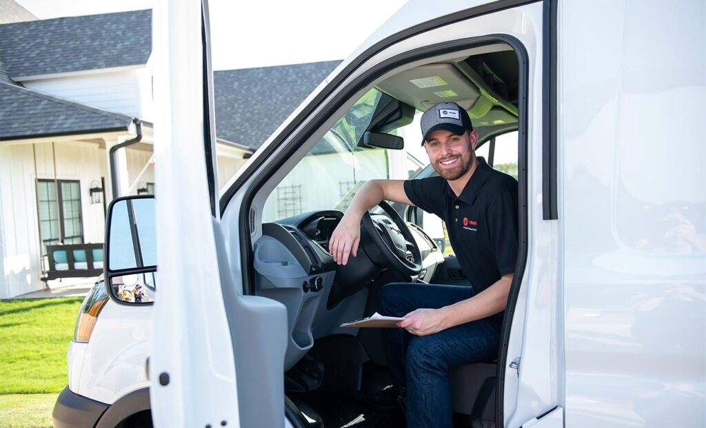Trane tech in van
